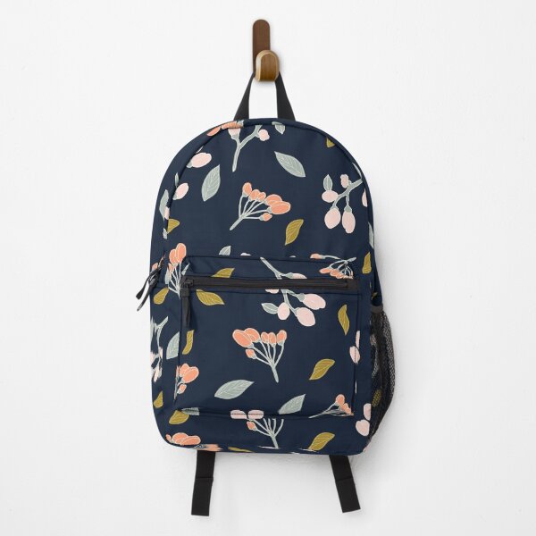 Item preview, Orange Buds With Leaves on Dark Background designed and sold by BrankaPD.