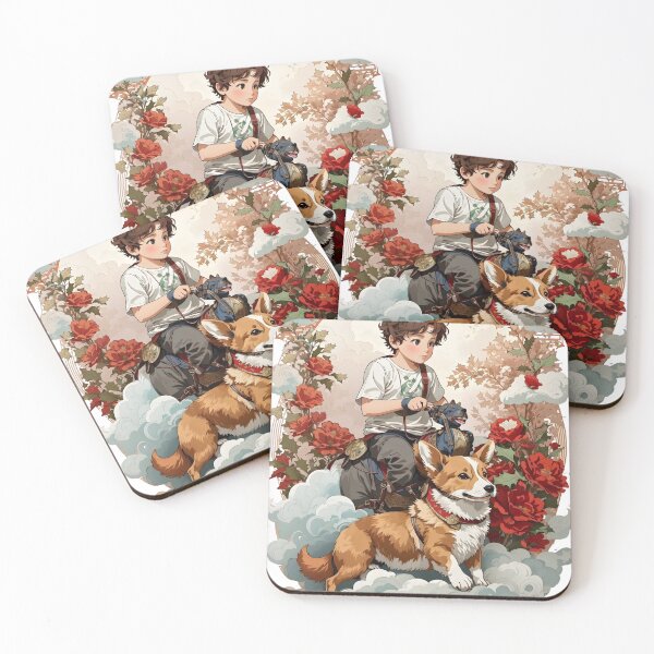 Item preview, Boys ride corgi designed and sold by shaiyakeisky.