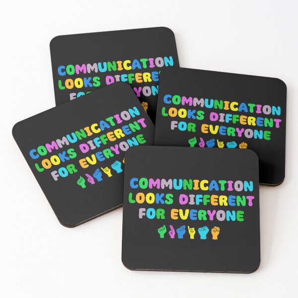 Item preview, Communication Looks Different For Everyone designed and sold by Stick-Artistry.
