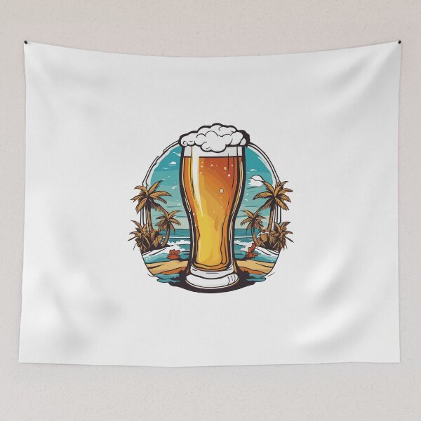 Item preview, Beach, Sun, and Cold Beer designed and sold by Felix-Designer.