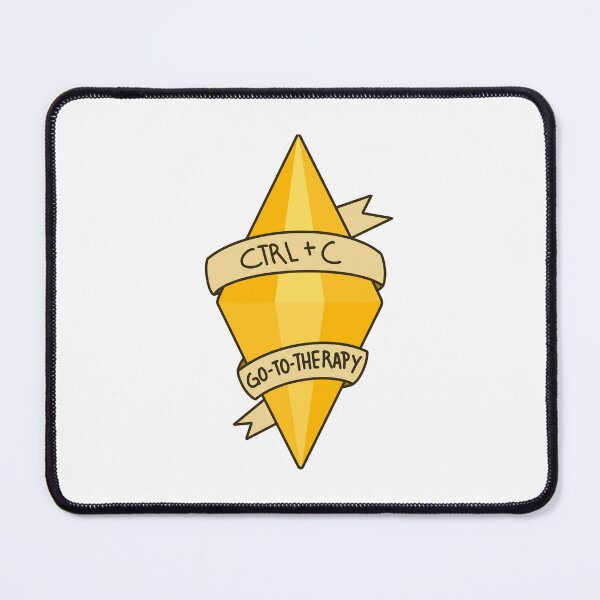 Item preview, Sims Yellow Plumbob Go-To-Therapy designed and sold by Mumbunn.