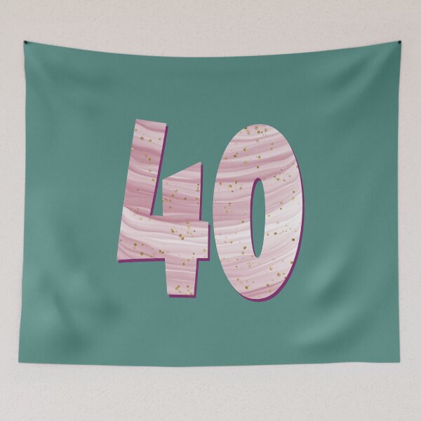 Item preview, Number 40 designed and sold by minimalartstory.