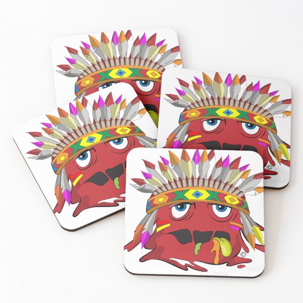 Item preview, Slime Monster Red Indian Red designed and sold by AndreOwl.