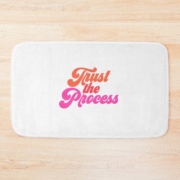 Item preview, Trust the process in coral and pink designed and sold by adesignworld.