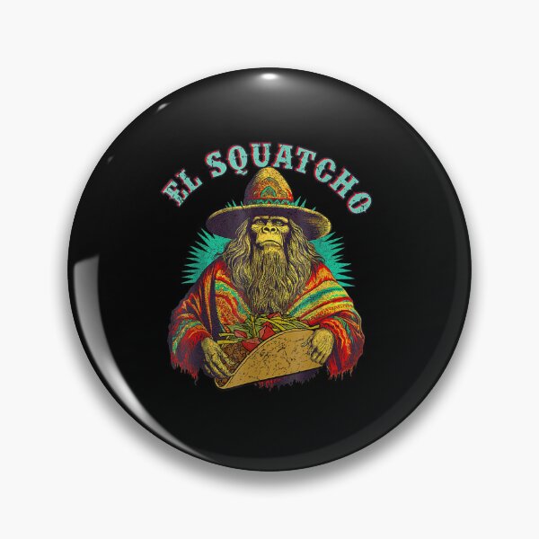 Item preview, El Squatcho Poncho Taco Western Bigfoot Sasquatch designed and sold by Vulikeansvv.