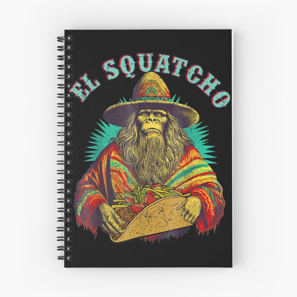 Item preview, El Squatcho Poncho Taco Western Bigfoot Sasquatch designed and sold by Vulikeansvv.
