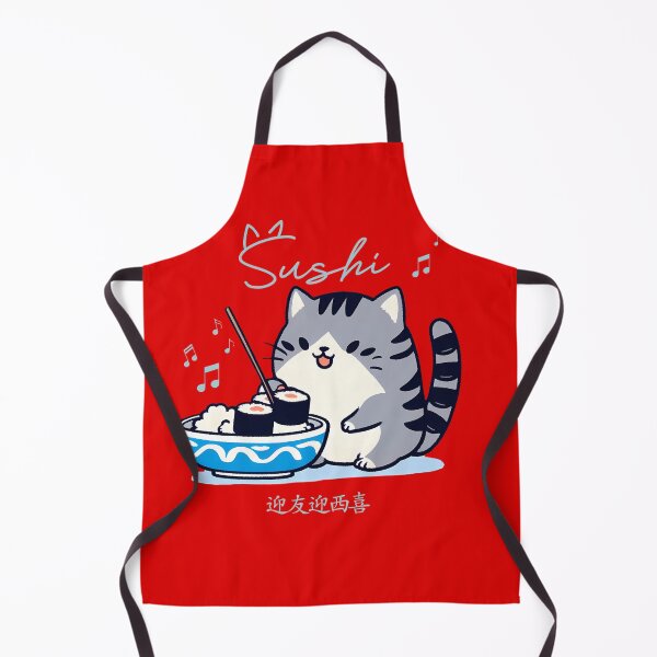 Item preview, cute sushi cat musical notes designed and sold by IAPICTURE.