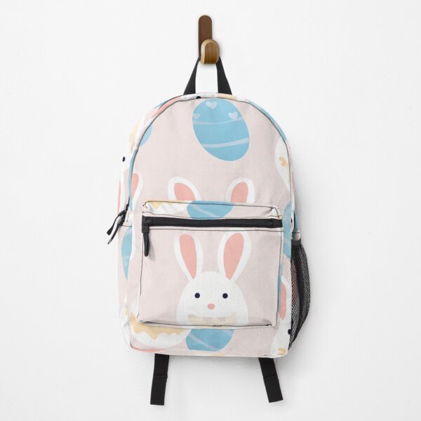 Item preview, Bunny and Easter eggs in a pastel wonderland designed and sold by StrawberryJolly.