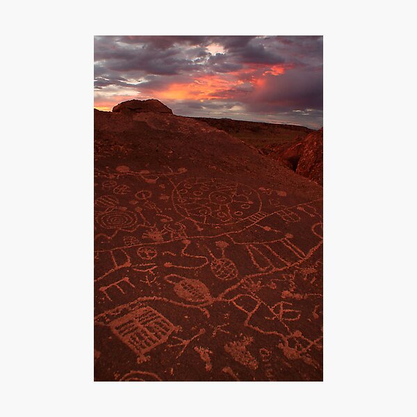 Eastern Sierra Petroglyphs Photographic Print