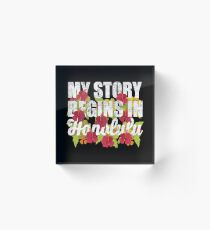 Hawaii Pride Apparel Acrylic Block