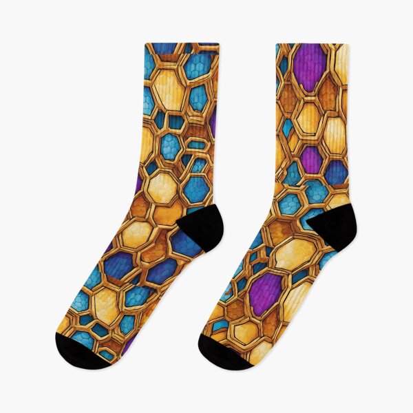 Item preview,  Colorful honeycomb designed and sold by StyleSketch.