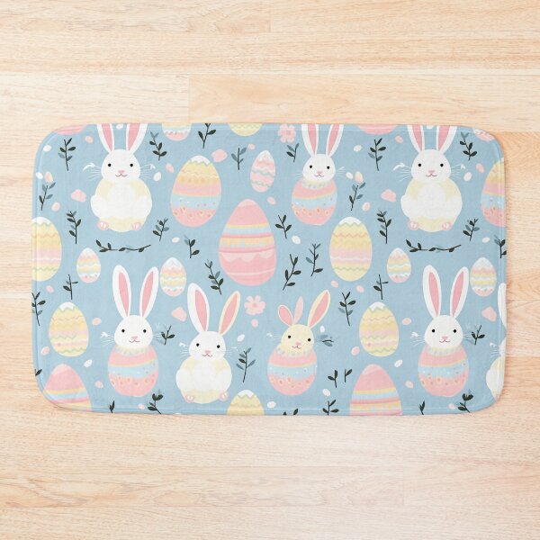 Item preview, Bunny and Easter eggs, a cheerful Easter tradition designed and sold by StrawberryJolly.