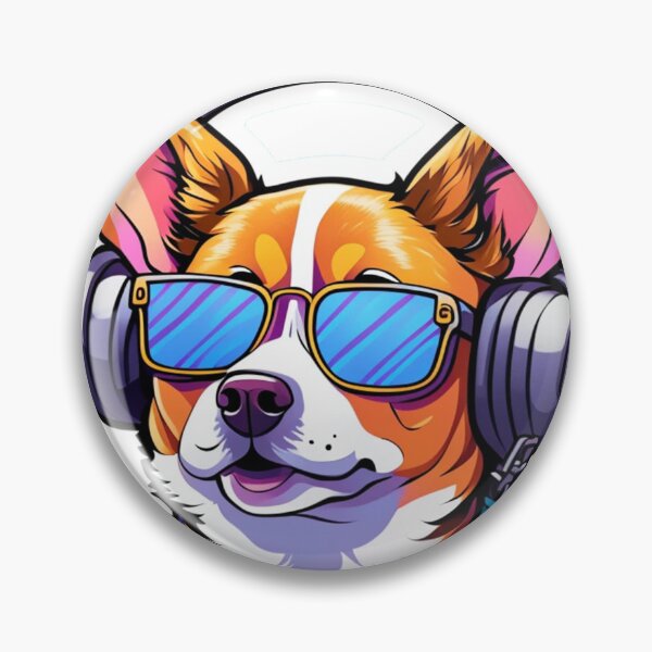 Item preview, Cute Dogs With Glasses and Headphone designed and sold by MasTpx.