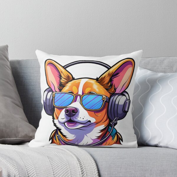 Item preview, Lindos perros con gafas y auriculares. designed and sold by MasTpx.