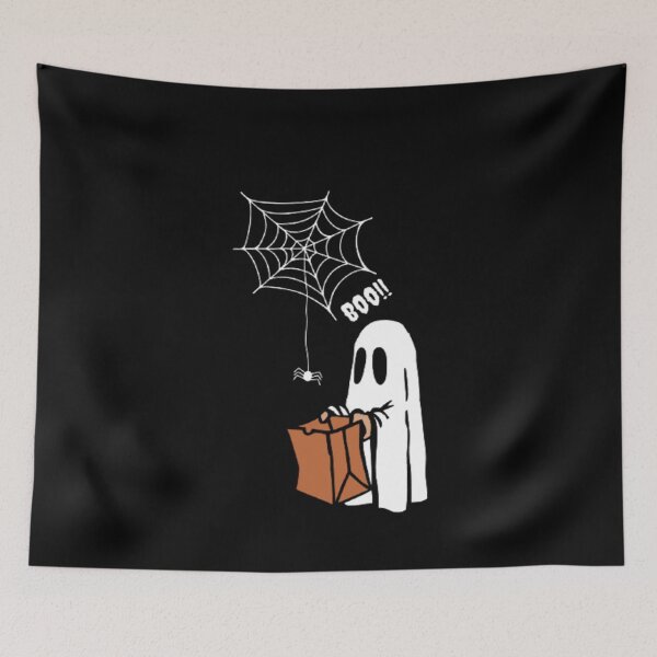 Item preview, Halloween Ghostly Delights Ghost say boo!! only black designed and sold by martin max.