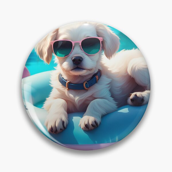 Item preview, The Cool Dog in Summer designed and sold by SeamCraft.