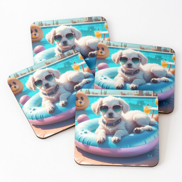 Item preview, The Cool Dog in Summer designed and sold by SeamCraft.