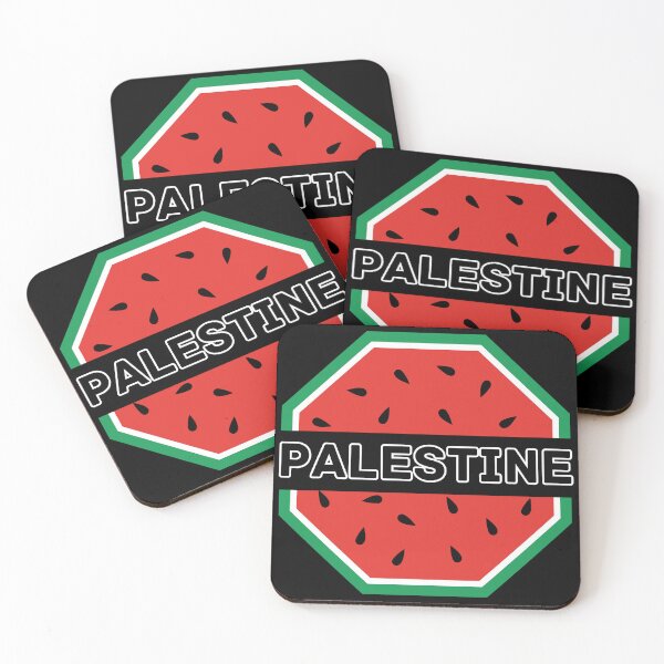 Item preview, Palestine Watermelon Stop Sign فلسطين designed and sold by ArabicMerch.