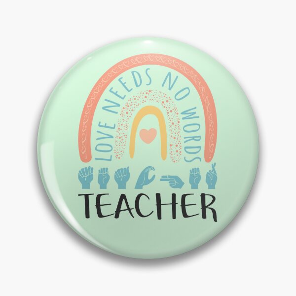 Item preview, ASL Teacher II - Boho Rainbow designed and sold by Lemon Pepper.