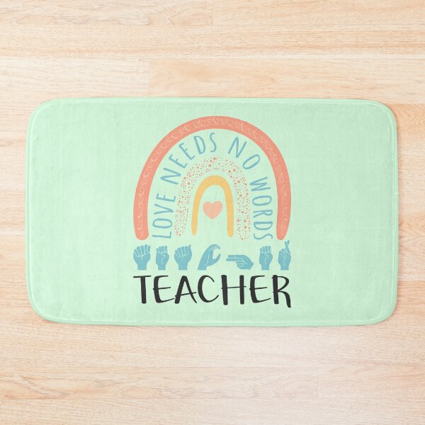 Item preview, ASL Teacher II - Boho Rainbow designed and sold by Lemon Pepper.