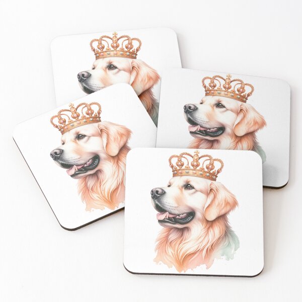 Item preview, Regal Radiance: Golden Retriever Royalty designed and sold by WatercolorWhisk.