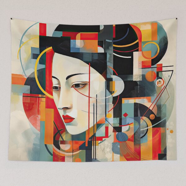 Item preview, Explore Simplistic & Minimalistic Japanese Geisha Portraits with a Majestic Touch designed and sold by ArtificialGenes.