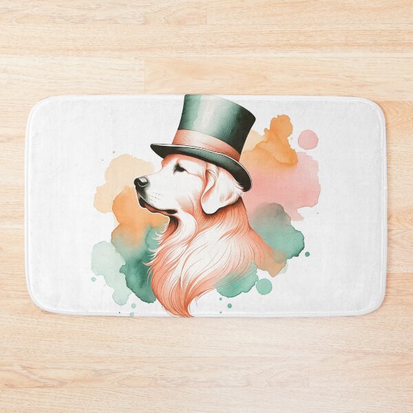Item preview, Gentleman's Gaze: Golden Retriever Grace designed and sold by WatercolorWhisk.