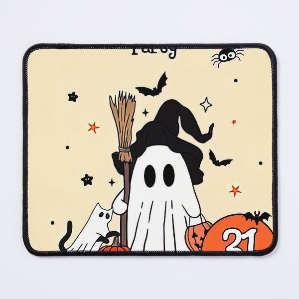 Artikelvorschau, Beige and Orange Cute Ghost Halloween entworfen und verkauft von AmalDosaBalance.