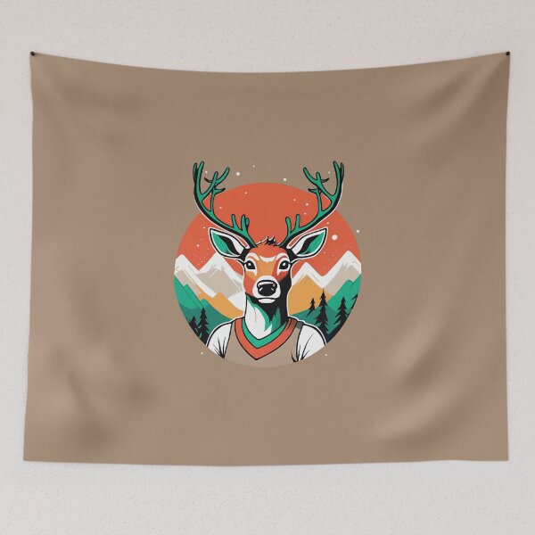 Item preview, Xsmas Vintage Raindeer designed and sold by Bratak.