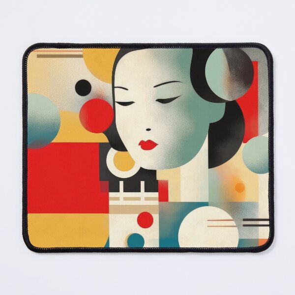 Item preview, Explore Simplistic & Minimalistic Japanese Geisha Portraits with a Majestic Touch designed and sold by ArtificialGenes.