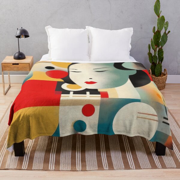 Item preview, Explore Simplistic & Minimalistic Japanese Geisha Portraits with a Majestic Touch designed and sold by ArtificialGenes.