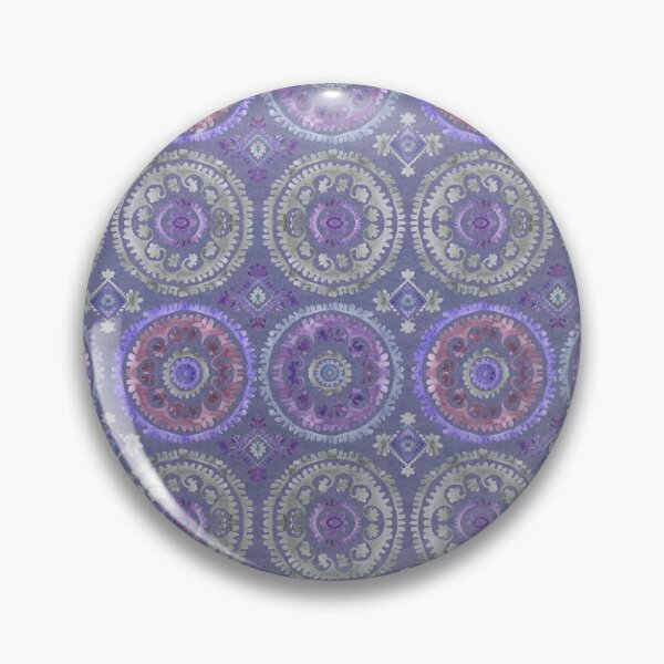 Item preview, Medallion boho purple designed and sold by Alessandro Remo Mazzoni Remotextiles.