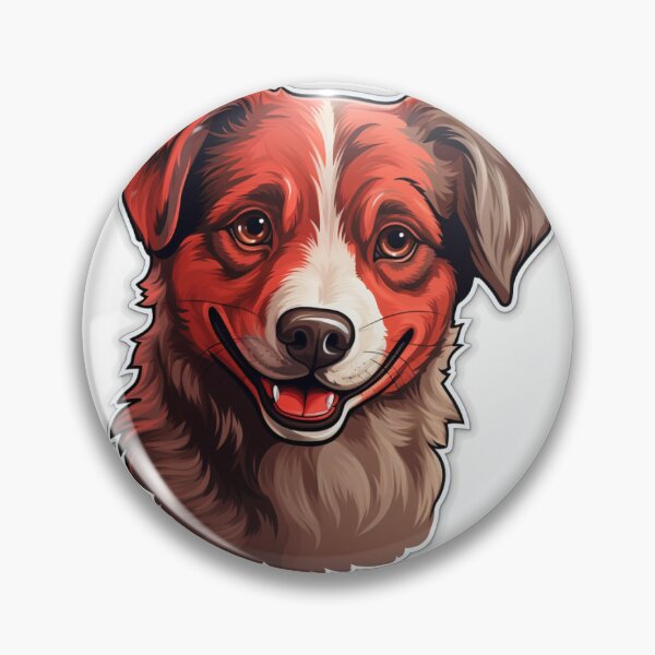 Item preview, red and blue dog designed and sold by Onlinegebeya.