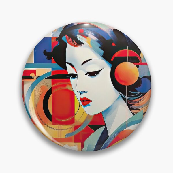 Item preview, Explore Simplistic & Minimalistic Japanese Geisha Portraits with a Majestic Touch designed and sold by ArtificialGenes.