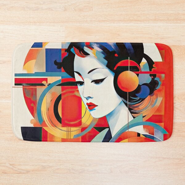 Item preview, Explore Simplistic & Minimalistic Japanese Geisha Portraits with a Majestic Touch designed and sold by ArtificialGenes.