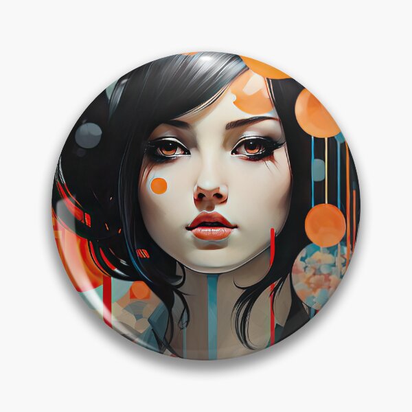 Item preview, Explore Simplistic & Minimalistic Japanese Geisha Portraits with a Majestic Touch designed and sold by ArtificialGenes.