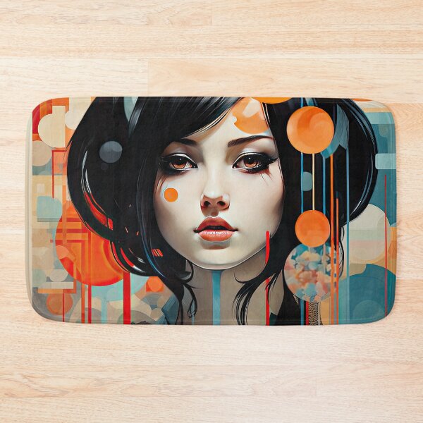 Item preview, Explore Simplistic & Minimalistic Japanese Geisha Portraits with a Majestic Touch designed and sold by ArtificialGenes.
