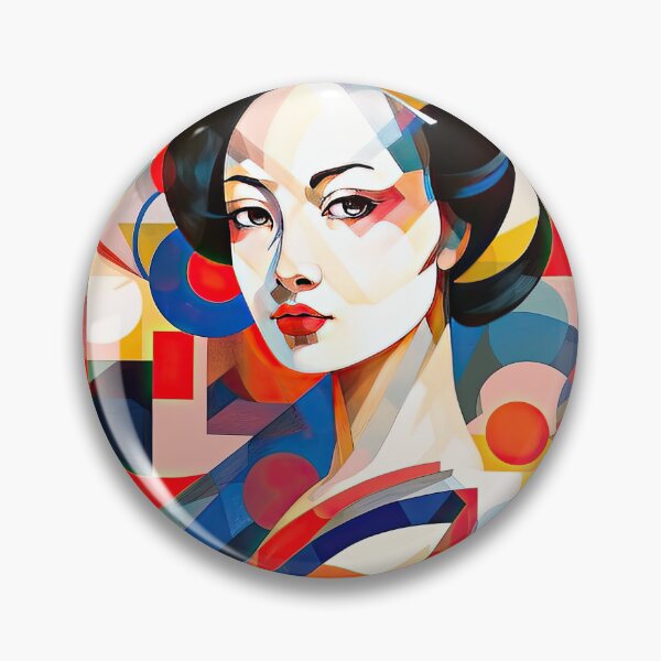 Item preview, Explore Simplistic & Minimalistic Japanese Geisha Portraits with a Majestic Touch designed and sold by ArtificialGenes.