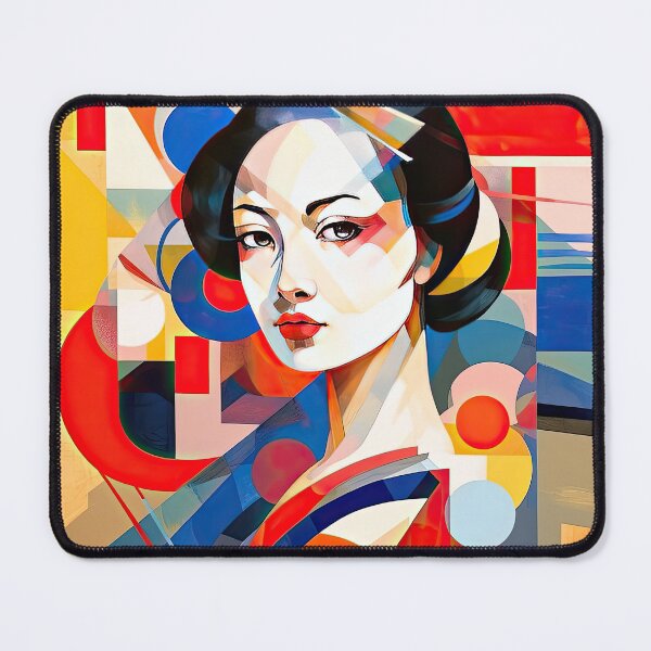 Item preview, Explore Simplistic & Minimalistic Japanese Geisha Portraits with a Majestic Touch designed and sold by ArtificialGenes.