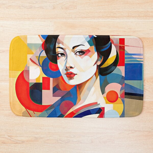 Item preview, Explore Simplistic & Minimalistic Japanese Geisha Portraits with a Majestic Touch designed and sold by ArtificialGenes.