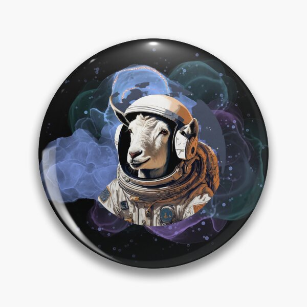 Item preview, Goat astronaut designed and sold by 2R2iShop.