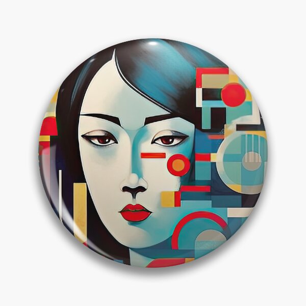 Item preview, Explore Simplistic & Minimalistic Japanese Geisha Portraits with a Majestic Touch designed and sold by ArtificialGenes.