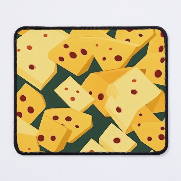 Item preview, Cheese block with Swiss-style perforations, a gourmet's delight designed and sold by StrawberryJolly.
