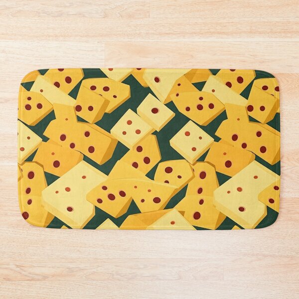 Item preview, Cheese block with Swiss-style perforations, a gourmet's delight designed and sold by StrawberryJolly.