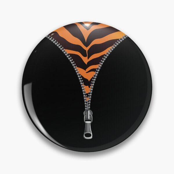 Item preview, tiger skin under zip designed and sold by yaZzaboy.