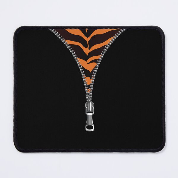 Item preview, tiger skin under zip designed and sold by yaZzaboy.