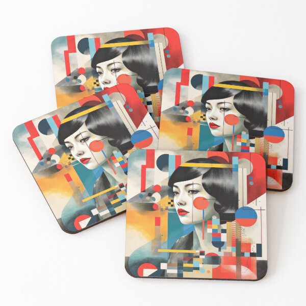 Item preview, Explore Simplistic & Minimalistic Japanese Geisha Portraits with a Majestic Touch designed and sold by ArtificialGenes.