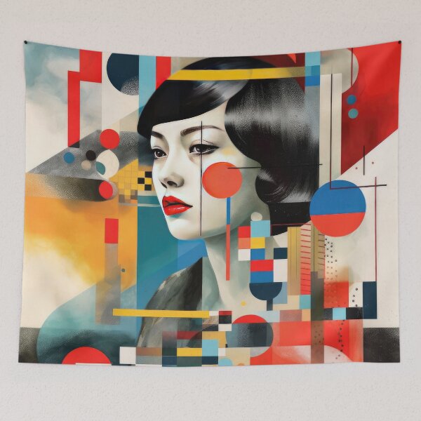 Item preview, Explore Simplistic & Minimalistic Japanese Geisha Portraits with a Majestic Touch designed and sold by ArtificialGenes.