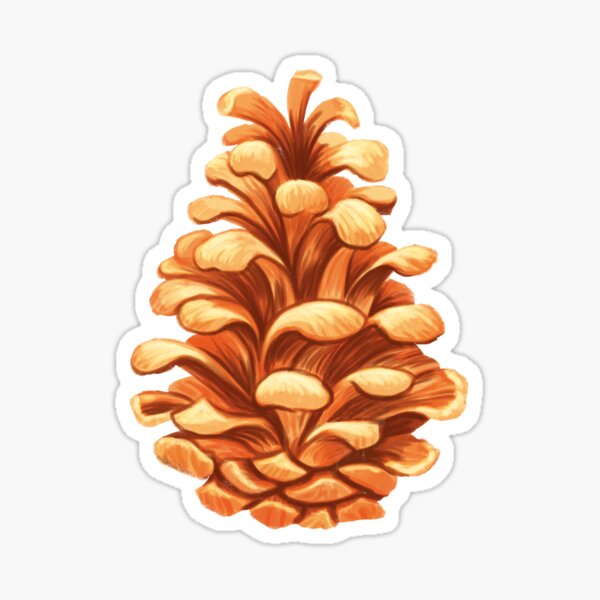Pine cone Autumn Sticker
