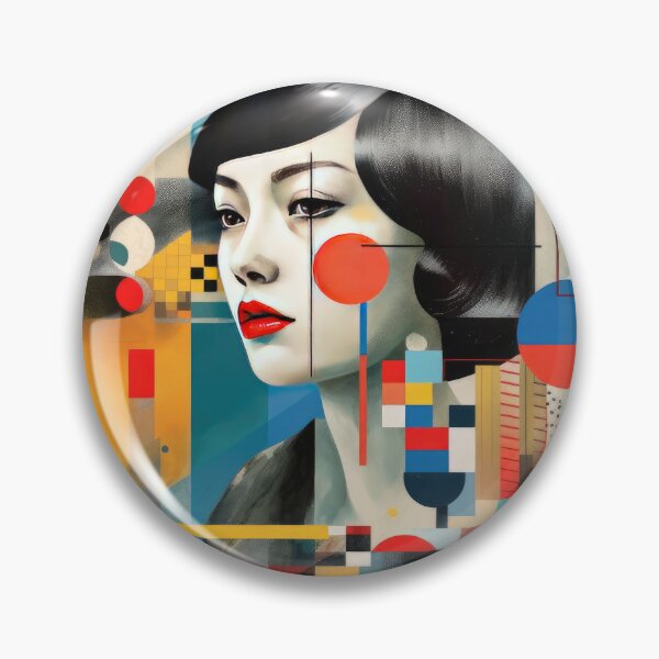 Item preview, Explore Simplistic & Minimalistic Japanese Geisha Portraits with a Majestic Touch designed and sold by ArtificialGenes.